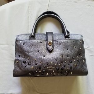NWT Coach Satchel Star Rivets Crossbody Mini Bag